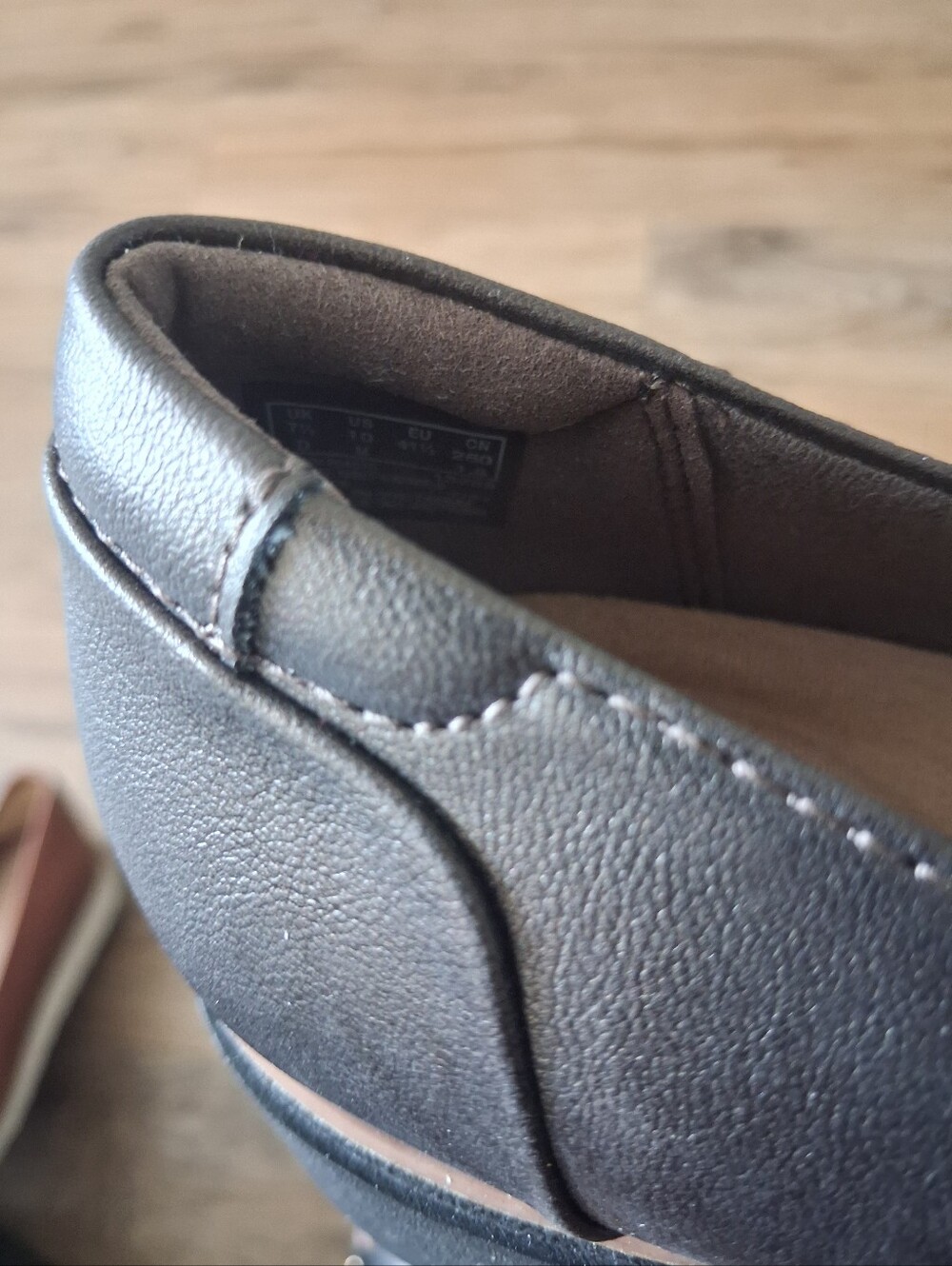 Clarks Women’s Slip-On Loafers in Brown and Tan - Picture 4 of 5